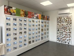 Vernetzte Schließfächer für lokale Produkte Click&Poulette