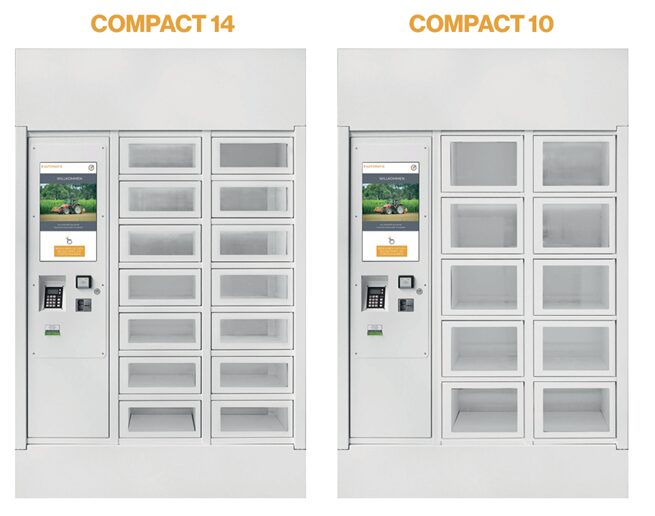 Unser intelligenter Compact-Locker mit 10 und 14 Modulen